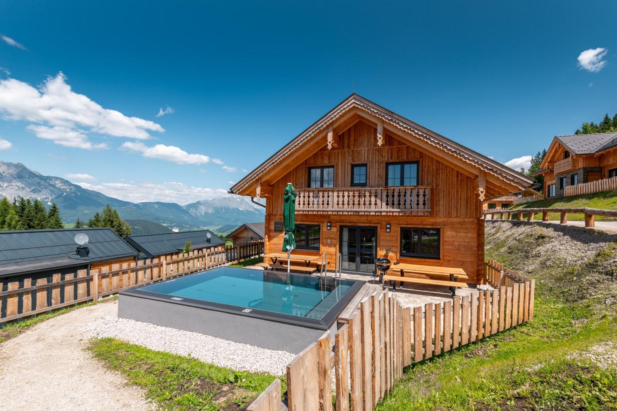 Poolchalet Dachsteinblick Pruggern Exterior photo